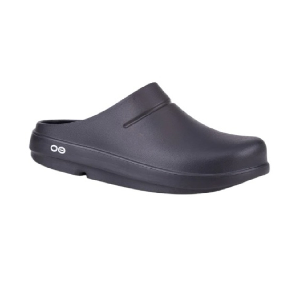 OOFOS Oocloog Clog Black Slide US Men's 14/Women's 16 Unisex with Oofoam